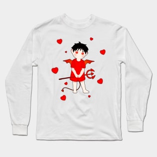 Chibi demon Long Sleeve T-Shirt